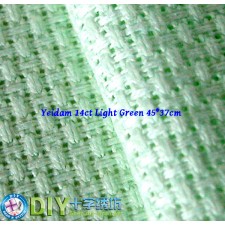 Yeidam 14ct Aida - Light Green 45*37cm